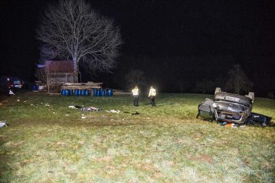 Spraitbach: 23-jaehrige stirbt beim ausweichen eines Rehs